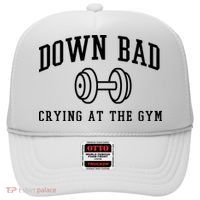 Down Bad Crying At The Gym Funny Hat thumb 0