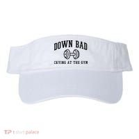 Down Bad Crying At The Gym Funny Visor thumb 0