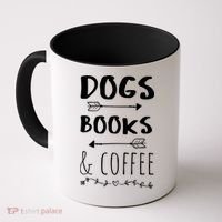 Dogs Books Coffee Gift Weekend Great Gift Animal Lover Tee Gift Coffee Mug thumb 0