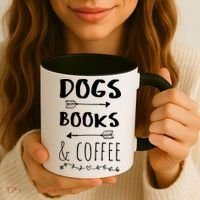 Dogs Books Coffee Gift Weekend Great Gift Animal Lover Tee Gift Coffee Mug thumb 3