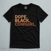 Dope Black Cowgirl Melanin Black African Rodeo Cowgirl T-Shirt thumb 5