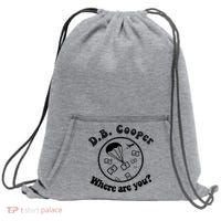 D B Cooper Where Are You Classic Sweatshirt Cinch Pack Bag thumb 0