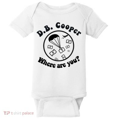 D B Cooper Where Are You Classic Baby Bodysuit