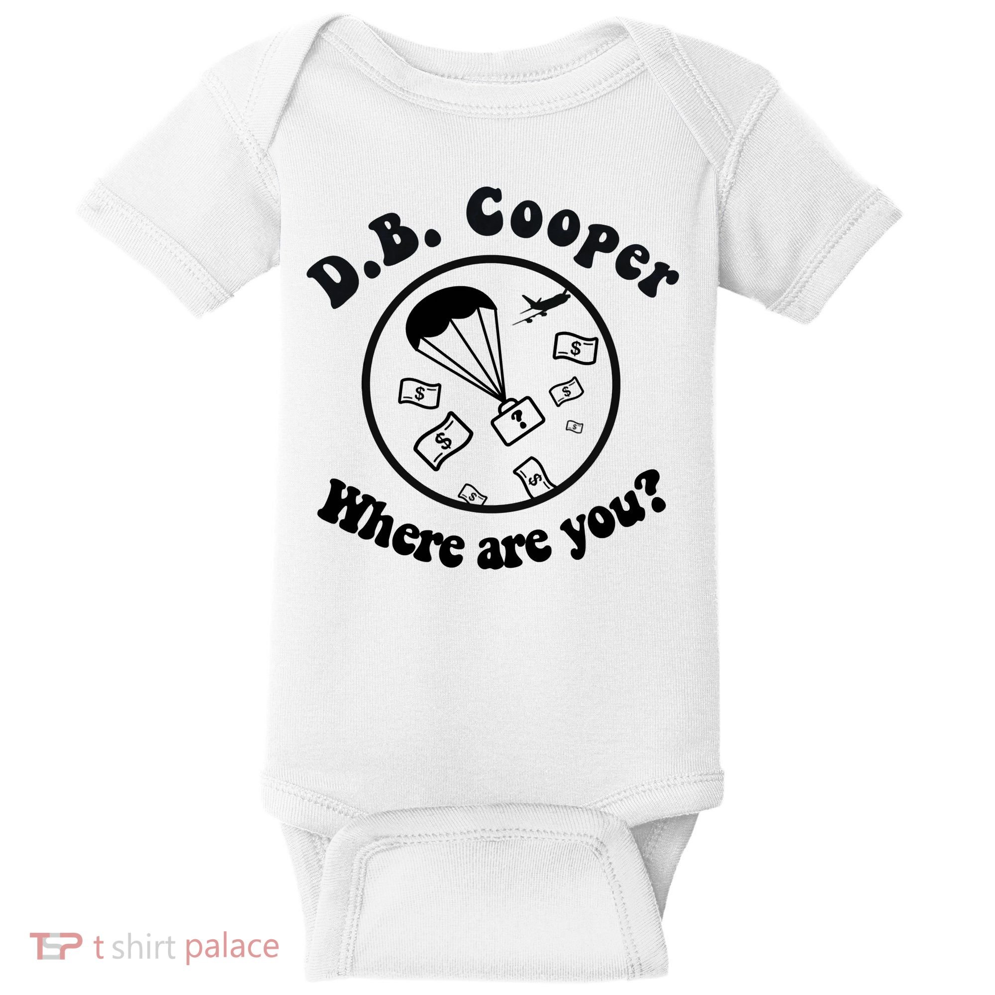 D B Cooper Where Are You Classic Baby Bodysuit