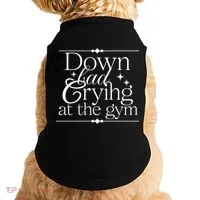 Down Bad Crying At The Gym Doggie Tank thumb 0