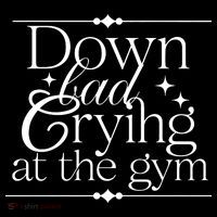 Down Bad Crying At The Gym Sweatshirt thumb 3