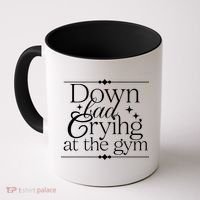 Down Bad Crying At The Gym Coffee Mug thumb 0