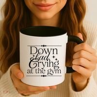 Down Bad Crying At The Gym Coffee Mug thumb 3