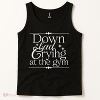 Down Bad Crying At The Gym Tank Top thumb 2
