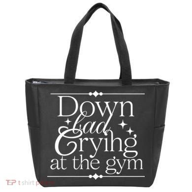 Down Bad Crying At The Gym Tote Bag