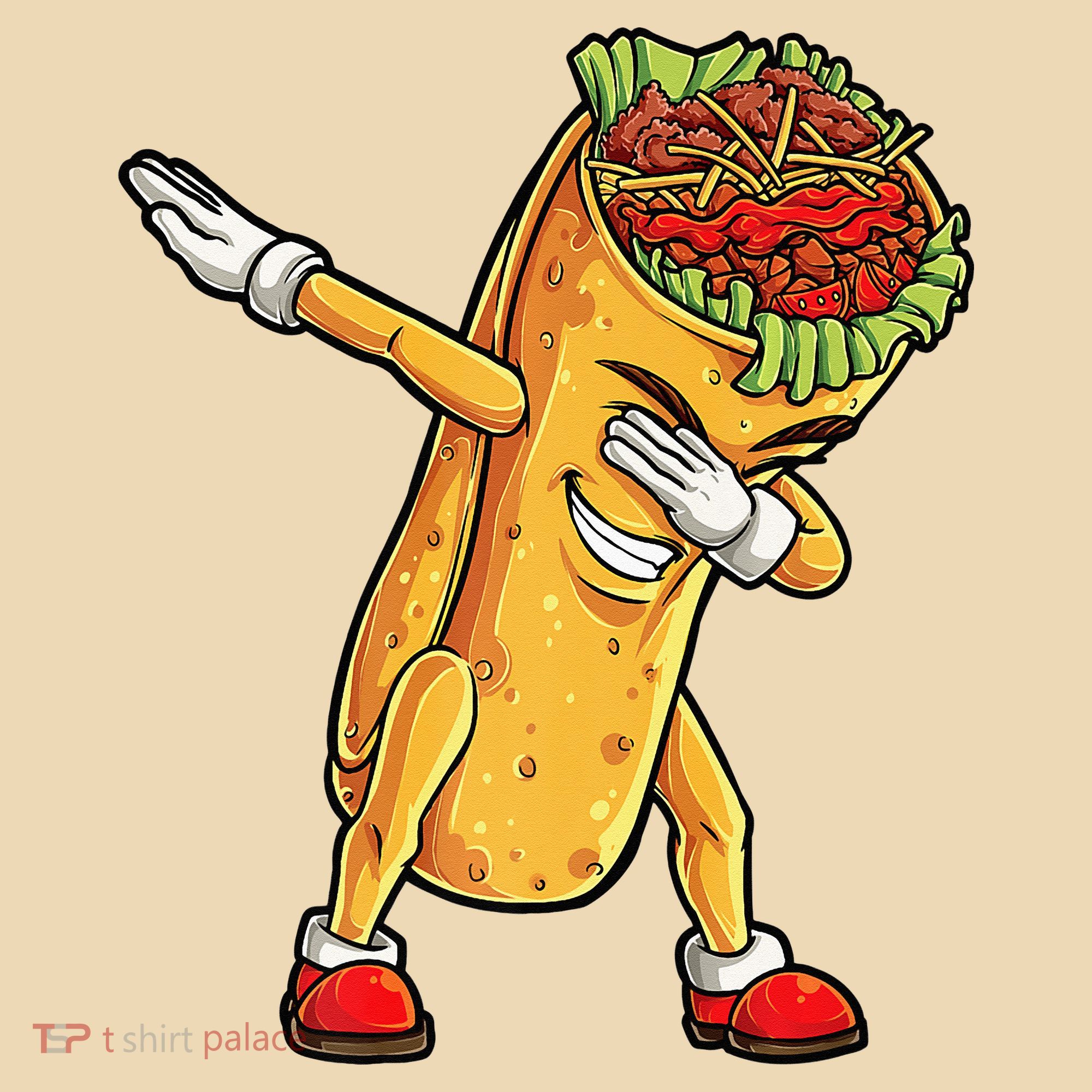 Dabbing Burrito Cinco de Mayo Tote Bag