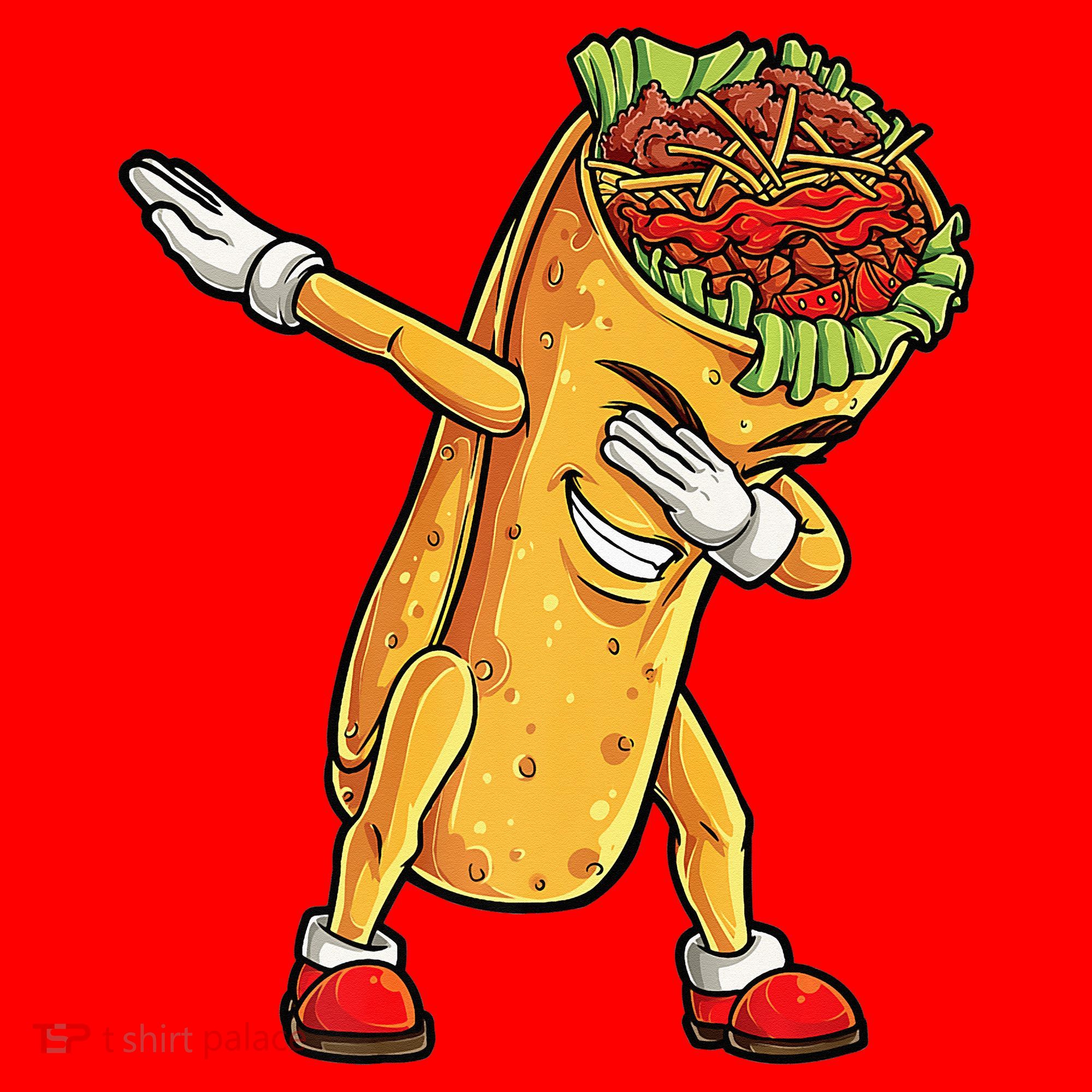 Dabbing Burrito Cinco de Mayo Santa Hat