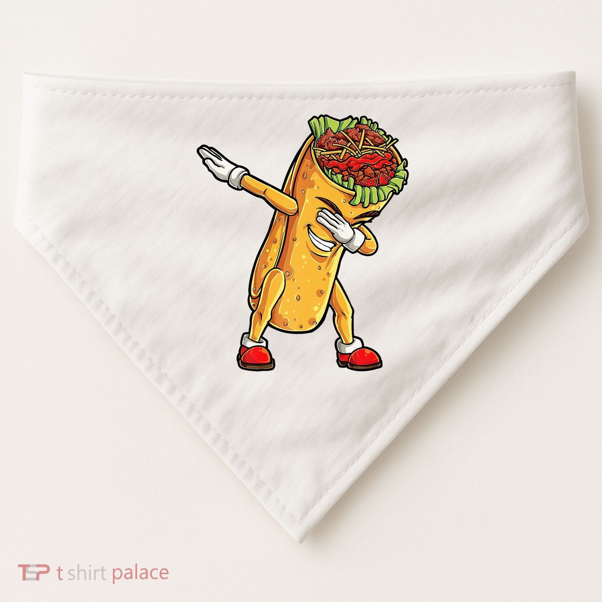 Dabbing Burrito Cinco de Mayo USA-Made Doggie Bandana