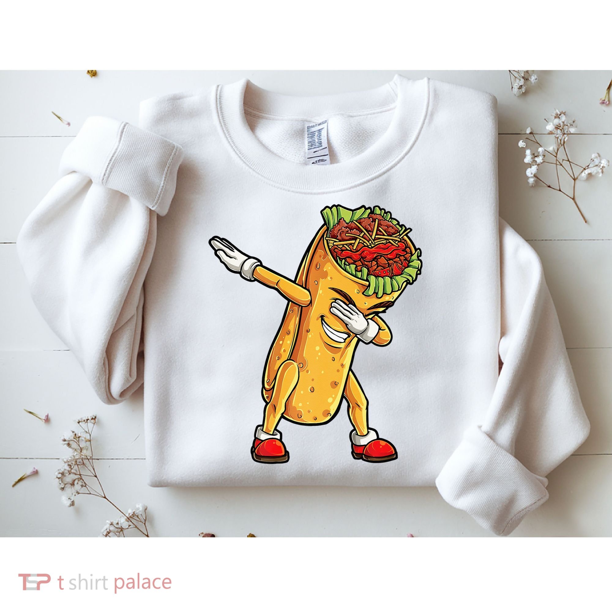 Dabbing Burrito Cinco de Mayo Sweatshirt