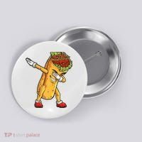 Dabbing Burrito Cinco de Mayo Button thumb 0