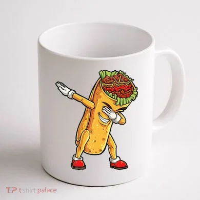 Dabbing Burrito Cinco de Mayo Coffee Mug back