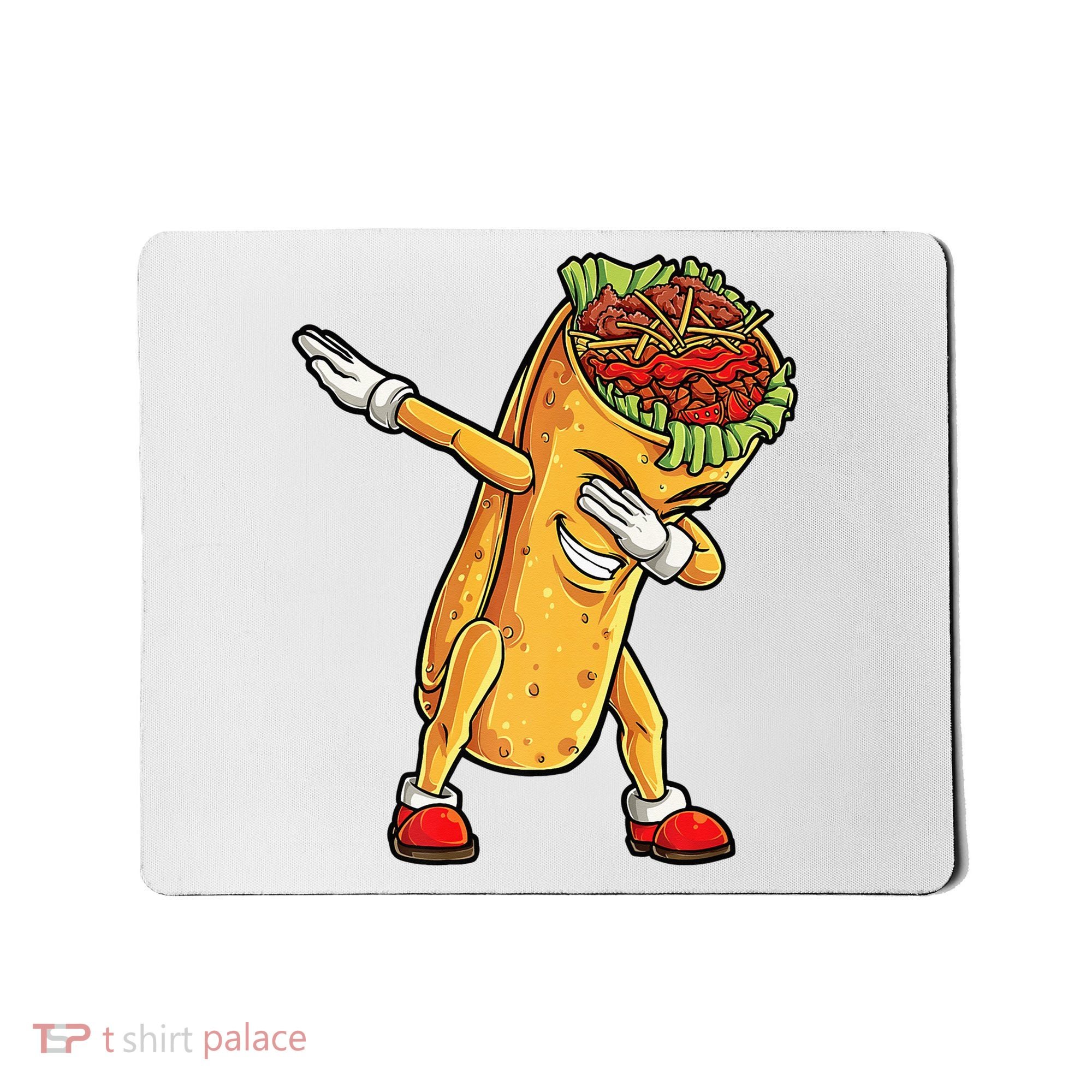 Dabbing Burrito Cinco de Mayo Mousepad
