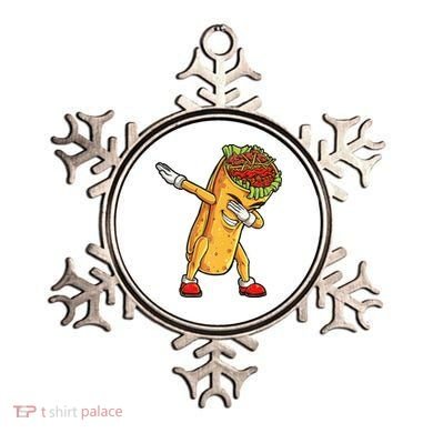 Dabbing Burrito Cinco de Mayo Ornament