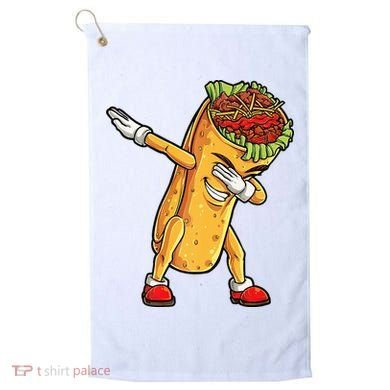 Dabbing Burrito Cinco de Mayo Golf Towel
