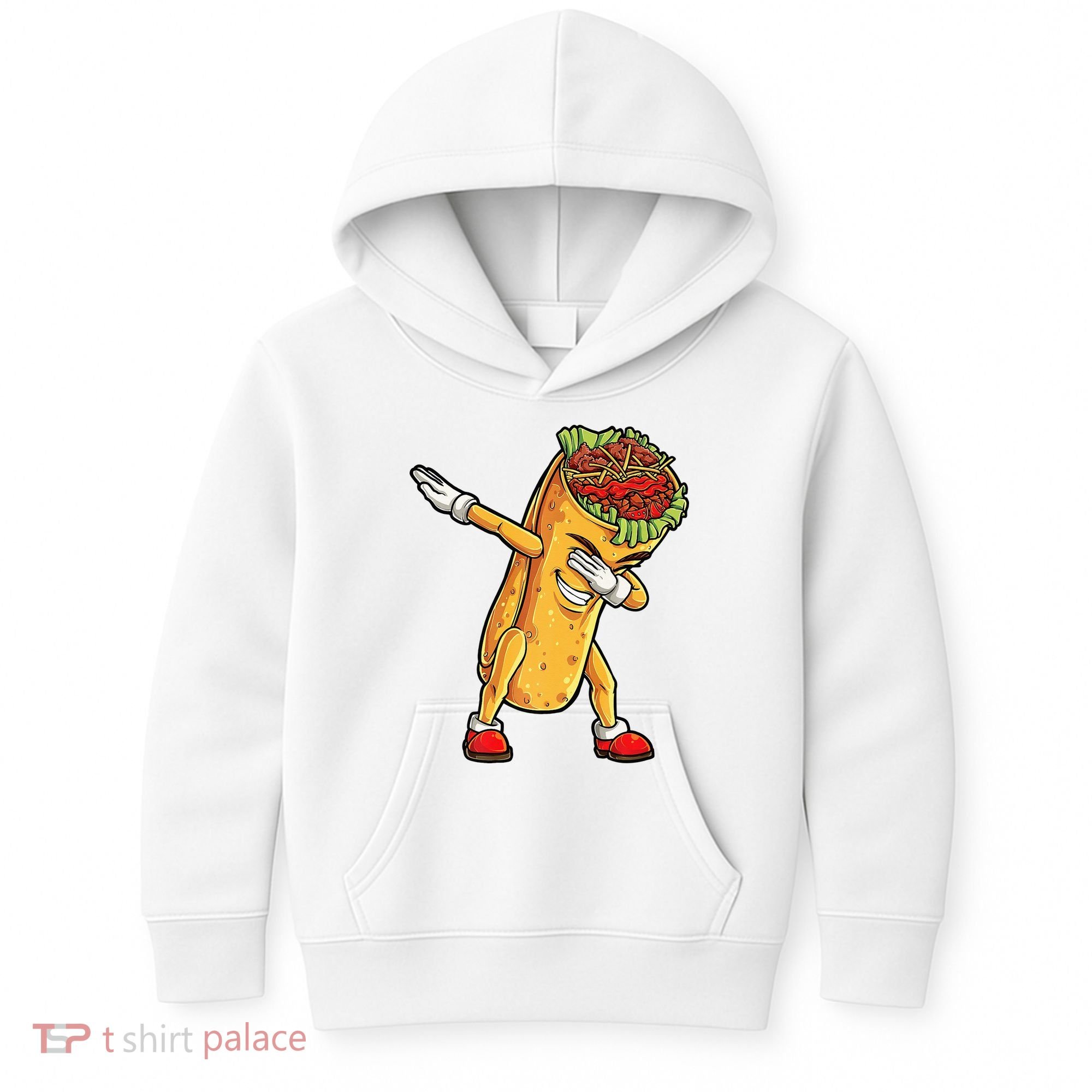 Dabbing Burrito Cinco de Mayo Kids Hoodie