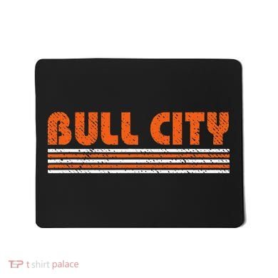 Durham Bull City Vintage 80s Retro Style Mousepad