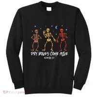 Dry Bones Come Alive Funny Skeleton Dancing Sweatshirt thumb 0