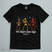 Dry Bones Come Alive Funny Skeleton Dancing T-Shirt thumb 5