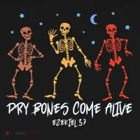 Dry Bones Come Alive Funny Skeleton Dancing Tank Top thumb 6