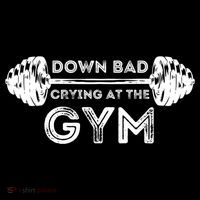 Down Bad Crying At The Gym Workout Gift Pajama Set thumb 2