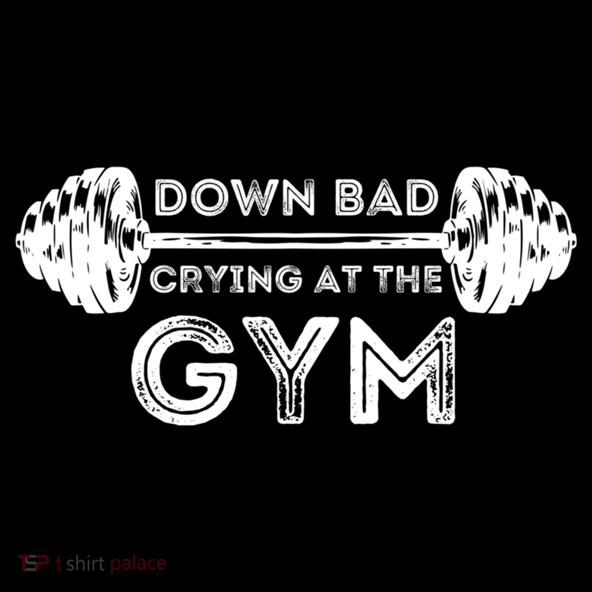 Down Bad Crying At The Gym Workout Gift Ornament