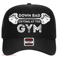 Down Bad Crying At The Gym Workout Gift Hat thumb 0