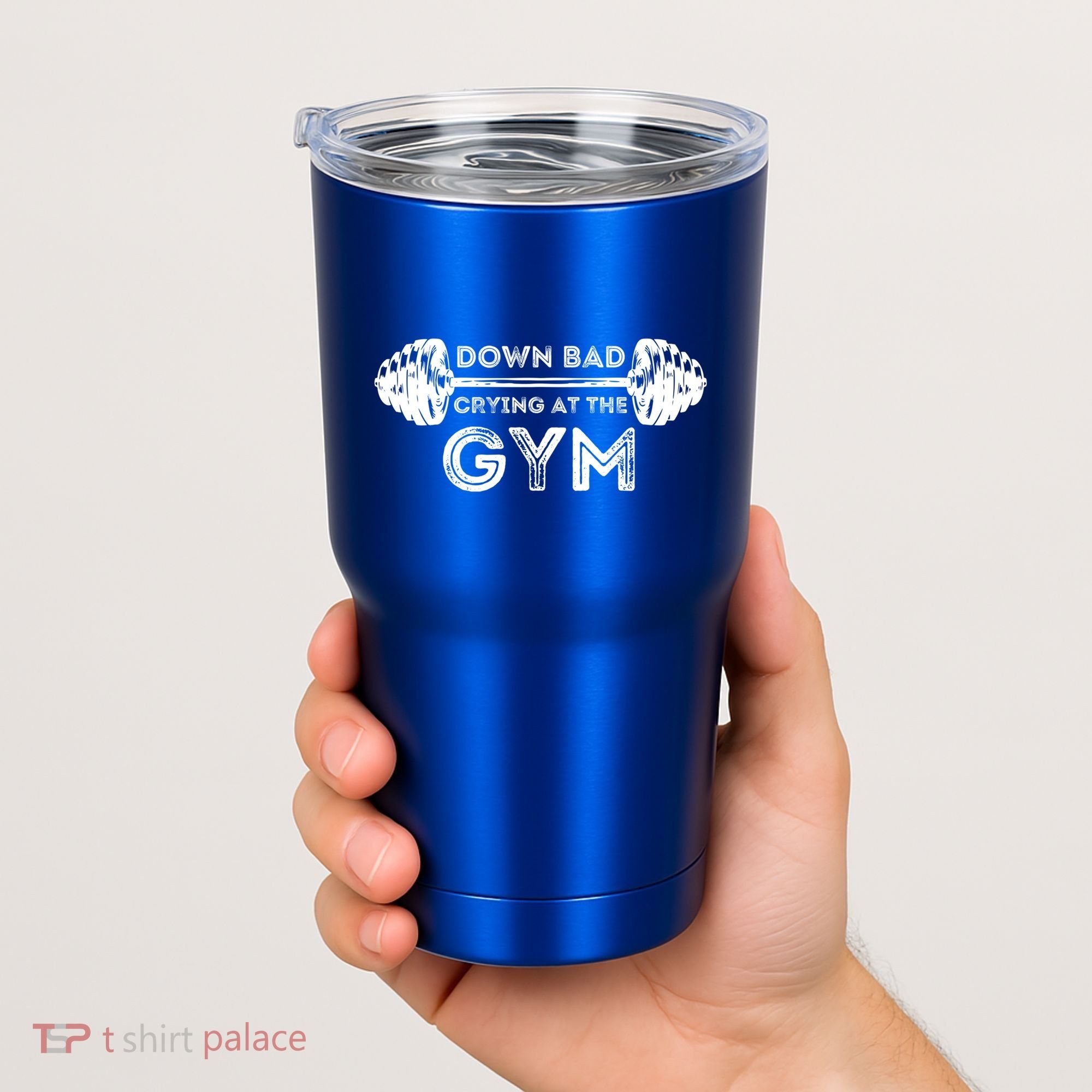 Down Bad Crying At The Gym Workout Gift Tumbler