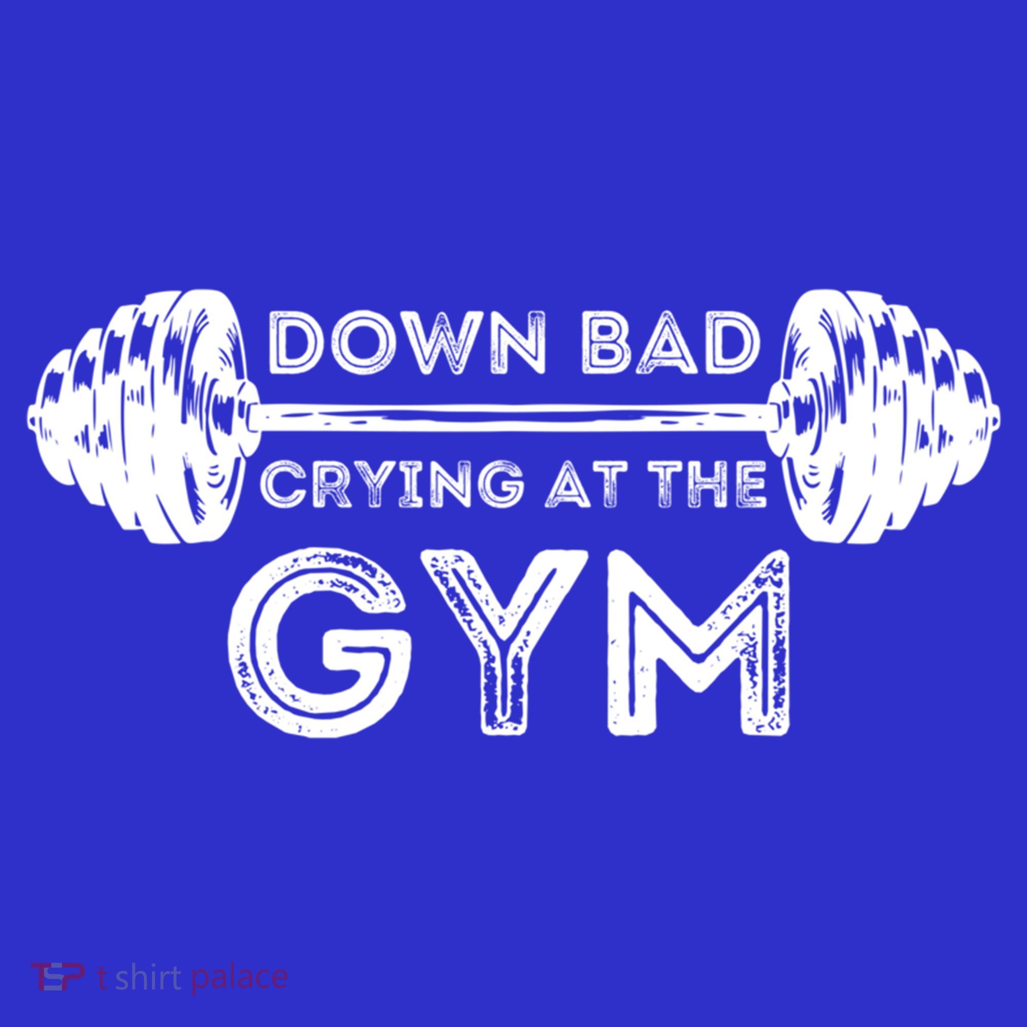 Down Bad Crying At The Gym Workout Gift Kids Sweatshirt