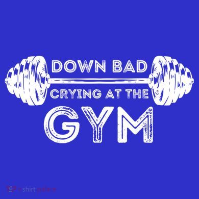 Down Bad Crying At The Gym Workout Gift Kids Hoodie