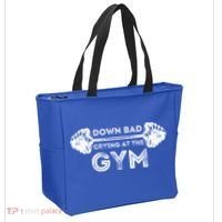 Down Bad Crying At The Gym Workout Gift Tote Bag thumb 2