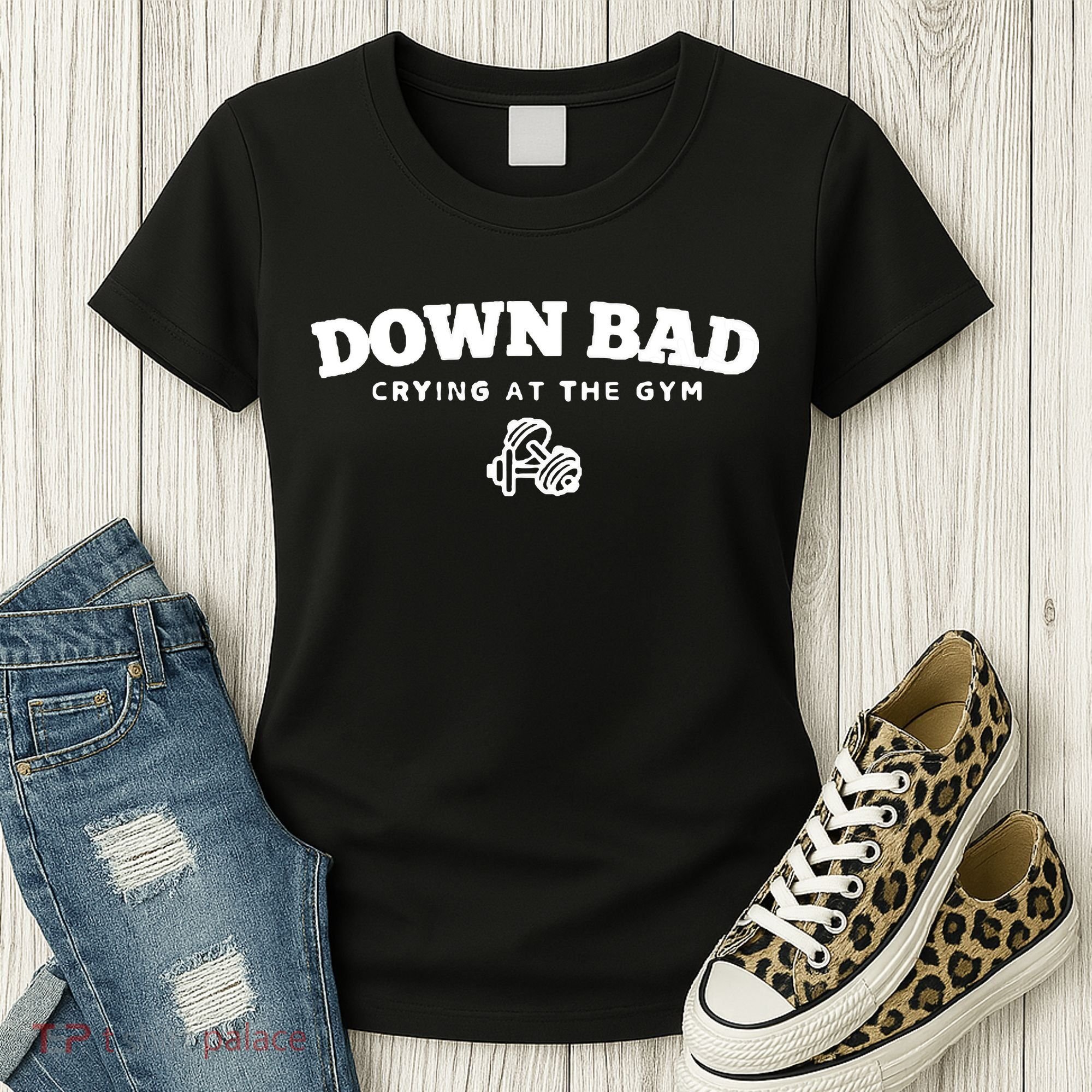 Down Bad Crying At The Gym Women's T-Shirt