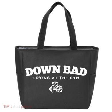 Down Bad Crying At The Gym Tote Bag