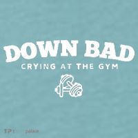 Down Bad Crying At The Gym Sueded Cloud Jersey T-Shirt thumb 2