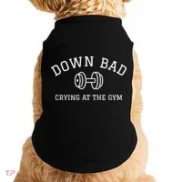 Down Bad Crying At The Gym Ttpd Doggie Tank thumb 0