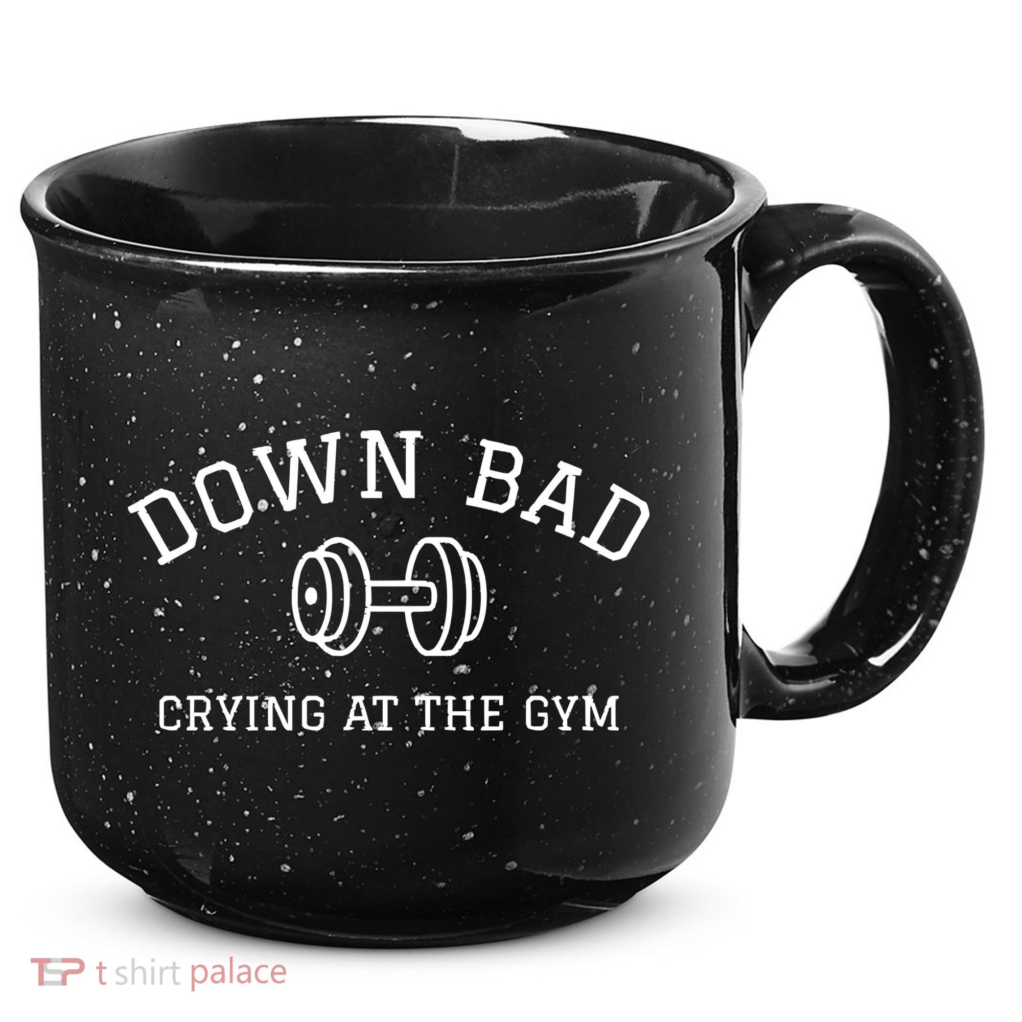 Down Bad Crying At The Gym Ttpd 15oz Campfire Ceramic Mug