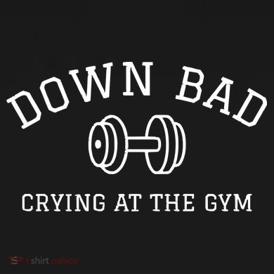 Down Bad Crying At The Gym Ttpd Tall Hoodie