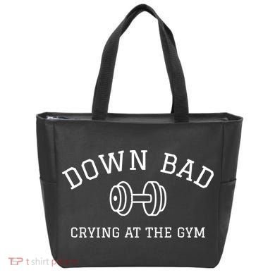 Down Bad Crying At The Gym Ttpd Tote Bag