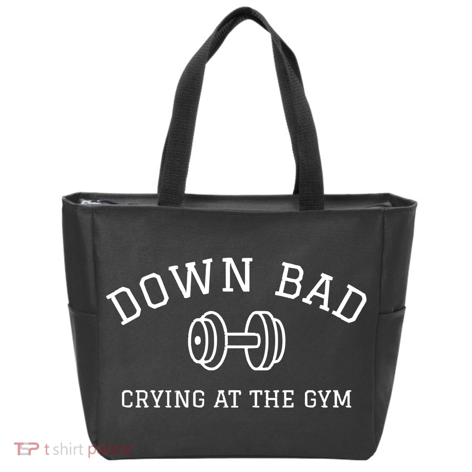 Down Bad Crying At The Gym Ttpd Tote Bag