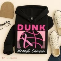 Dunk Breast Cancer Basketball Player Breast Cancer Awareness Hoodie thumb 4