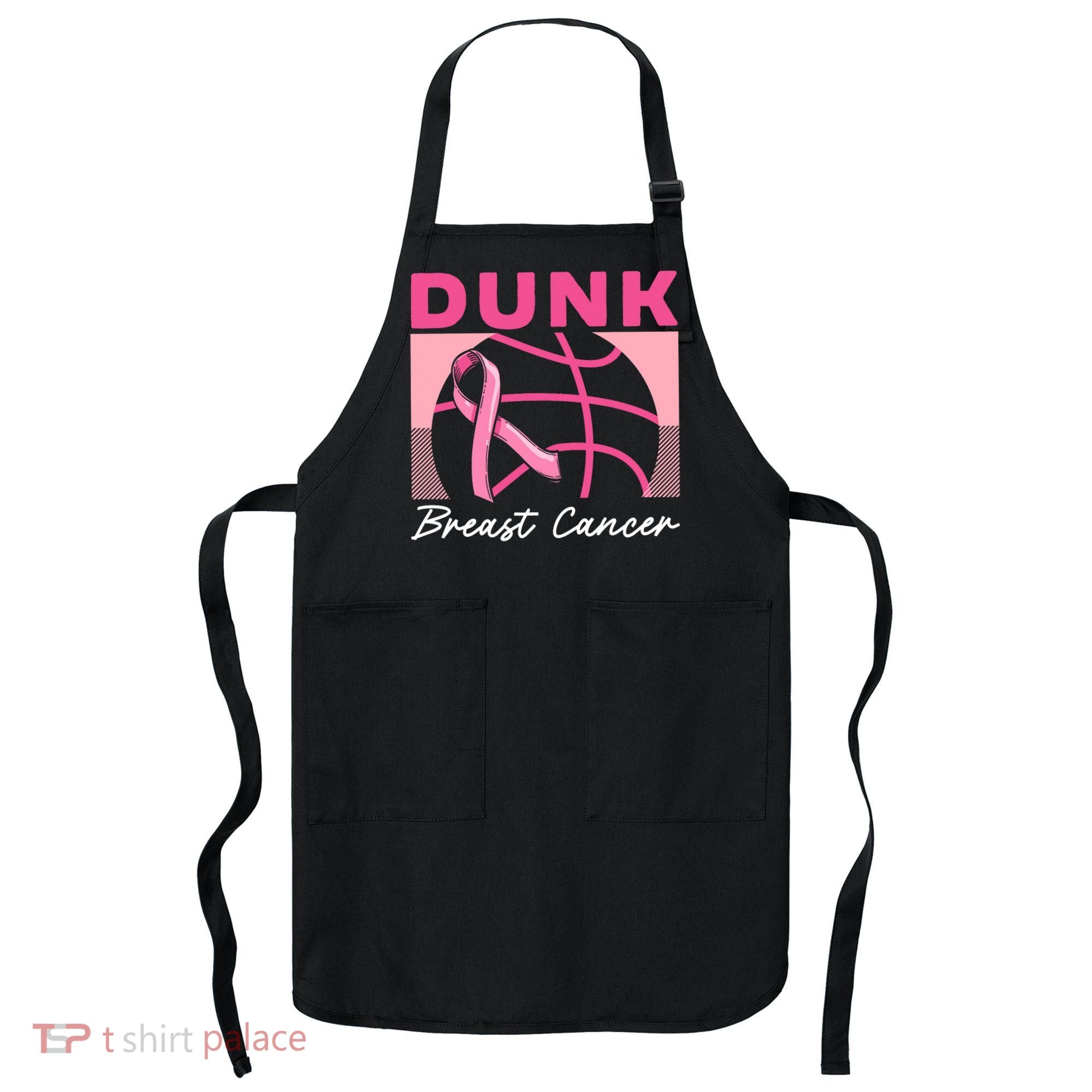 Dunk Breast Cancer Basketball Player Breast Cancer Awareness Apron