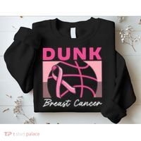 Dunk Breast Cancer Basketball Player Breast Cancer Awareness Sweatshirt thumb 2