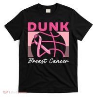 Dunk Breast Cancer Basketball Player Breast Cancer Awareness T-Shirt thumb 0