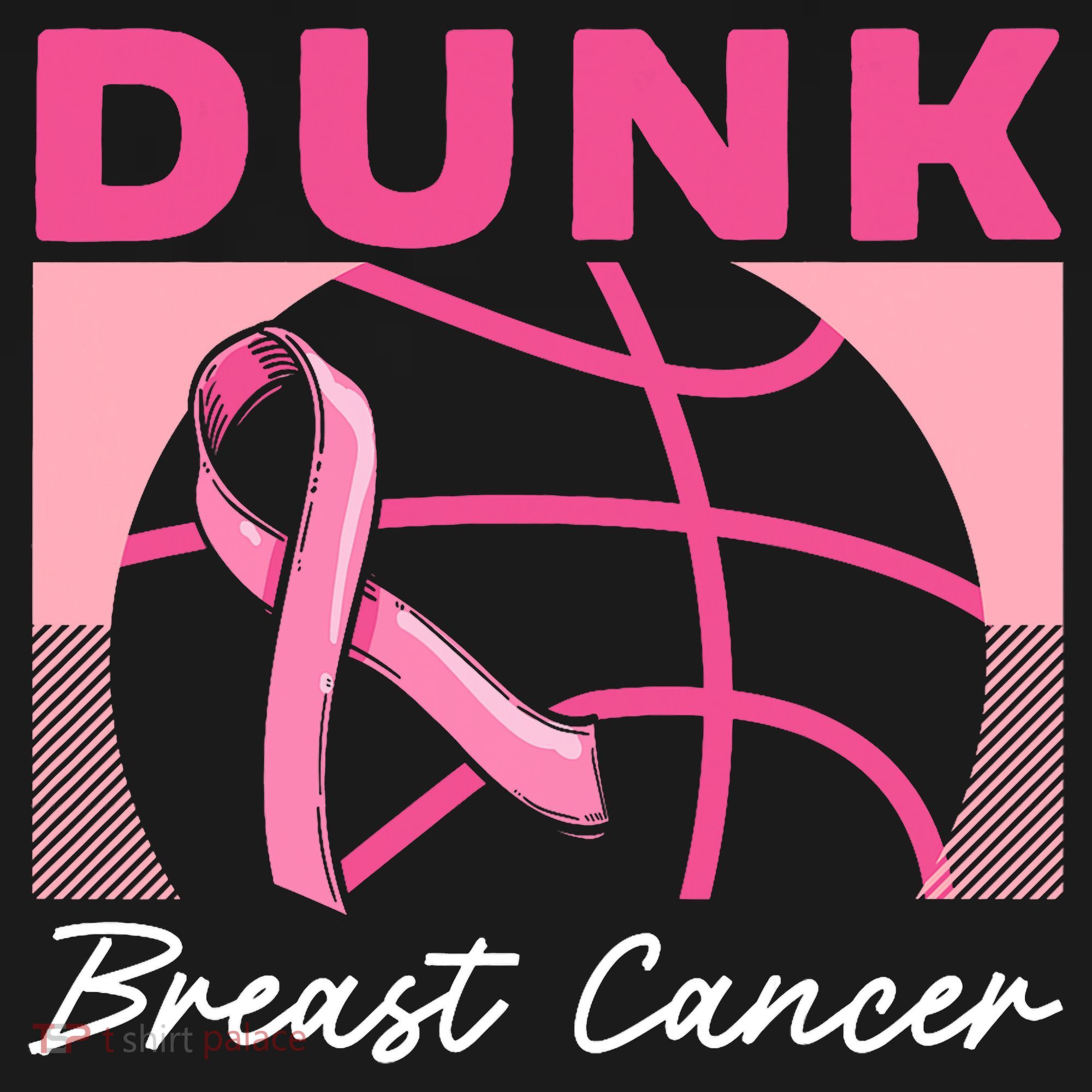 Dunk Breast Cancer Basketball Player Breast Cancer Awareness Women's Hoodie