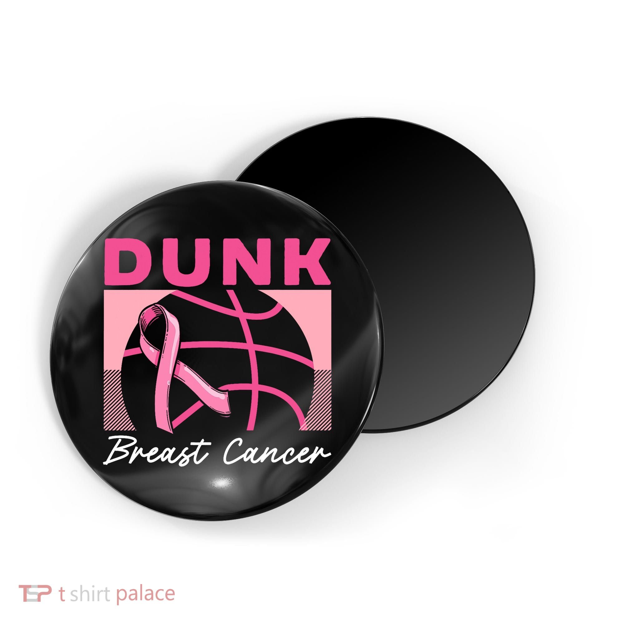 Dunk Breast Cancer Basketball Player Breast Cancer Awareness Magnet