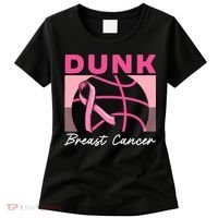Dunk Breast Cancer Basketball Player Breast Cancer Awareness Women's T-Shirt thumb 0